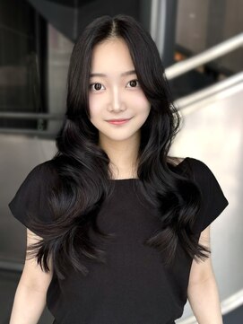 カルナ バイ エルモ(calna by ELMO) ワンホン風　くびれヘア　大人グレーブラック