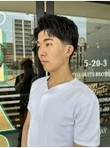MEN'SHAIRウルフカルマパーマメンズショートイージーパーマ
