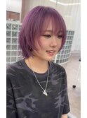 【artepelo】ラベンダーパープル×レイヤーボブ