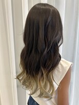 ビーエリアプレミアータ(BE AREA PREMIATA)&nbsp;くすみ裾カラー