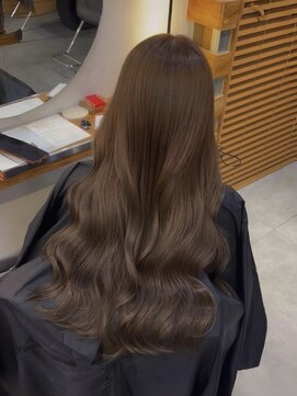 エトバイイオエ(et by ioe) 黒髪/ボブルフ/ネビージュ/小顔/ワンレン/髪質改善/グレージュ