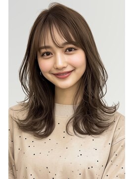 レリー 伊丹(Rely) 韓国風レイヤーミディ[伊丹駅/髪質改善/白髪染め]