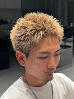 ニコ トウキョウ ロジック(nico TOKYO Logic)&nbsp;刈り上げアップバングスパイキーショートパーマスパイラルパーマ