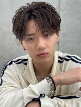 ロンドオム 池袋(Lond Homme) men's/メンズ/曲がる縮毛矯正/センターパート/縮毛矯正/池袋