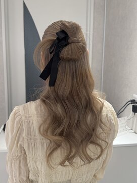 ビューレイギンザ(VIEW LEI GINZA) ヘアアレンジ/タイトヘア/カチモリ/結婚式ヘアにも◎