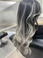 フロウ(flou) エクステで魅せるバレイヤージュ、ハイライト。期間限定でも◎