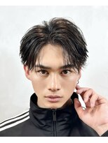 オーシャントーキョー 仙台(OCEAN TOKYO)&nbsp;フェザーショートニュアンスパーマセンターパートツーブロック