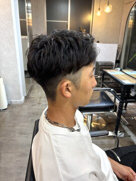 メンズ アールクリップ 表参道(ar clip) メンズカットナチュラルパーマショート