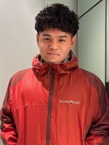 ラパンセヴェールメンズ 栄(LA PENSEE VERT MEN'S)&nbsp;外国人風カーリーパーマ