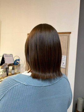ワンマイル 本川越(one mile) 20代30代40代◎白髪染めリタッチカラー外ハネミディアム川越