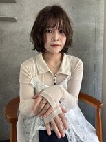 マグノリア(MAGNOLiA) 柔らかい質感で魅せるボブパーマ