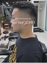 バーバーソーホー(barber SOHO) フェード×濡れパン 函館/五稜郭/理容室/理容院/床屋/メンズ