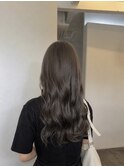 【咲style】透明感溢れるグレージュカラー