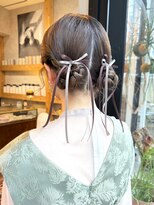 シティ(sity.)&nbsp;薬院　ヘアセット　顔まわりカット　ヘアアレンジ