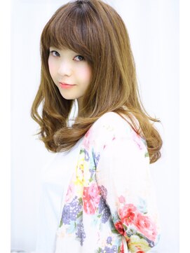 ナトゥーラ 札幌駅北口店(Natura) 【Natura札幌駅北口店】透明感☆シナモンベージュ抜け感セミディ