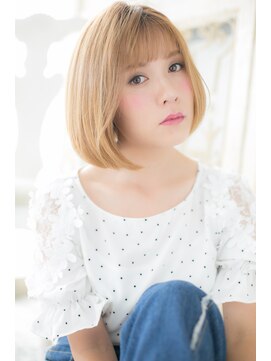 モッズ ヘア 福岡姪浜店(mod's hair) *mod's姪浜*…外国人風カラーの前下がりボブa