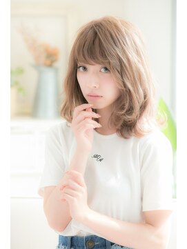 リトル カスカベ(little kasukabe) ほつれ小顔ミディ