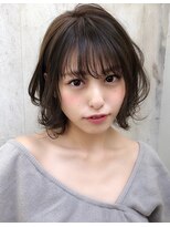 ラノバイヘアー(Lano by HAIR) 【Lano by HAIR】関亜梨佐 黒髪暗髪アッシュ小顔ショート
