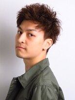 ヘアーショップケイ(HAIR SHOP K.)&nbsp;ツーブロアップバングパーマ【ツーブロック】