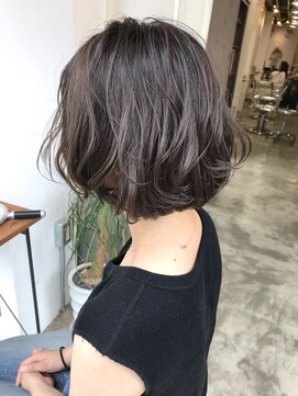 ネス(ness) [RIMMA] 馬場 俊幸:グレージュ   ／ 暗髪透明感  ／大人可愛い