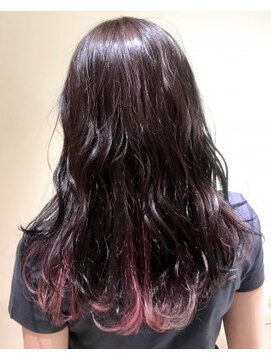 ネオリーブルノン 日吉(Neolive Runon) ☆! ピンクキャンディインナーカラー !☆ 巻き髪ver ~