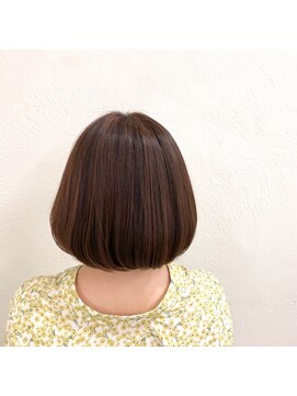 ヘアーアンドスパ メル(hair&spa m.e.l by origami) ハイライト×シフォンピンク