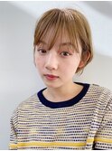黒髪/オリーブグレー/小顔/ココアベージュ/ボブ/新宿