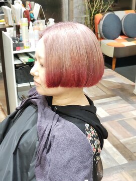 サムブリッジ(SOMEBRIDGE) ★ストロベリーラインカラー ボブ★【SOMEBRIDGE 亀有】