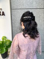 コワフュールエミカ(coiffure EMIKA) ハーフアップアレンジ