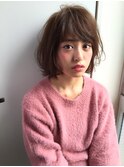 【サングース東海林】ショコラベージュボブウルフカール