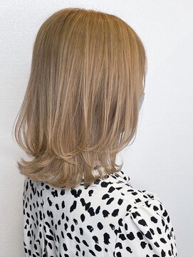 ヘアメイク ミチ 富田店(HAIRMAKE MICHI) 【MICHI 富田店 古作蓮】ミルクティーベージュ