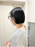 ミニボブ　ぶつ切りボブ
