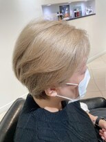 ラブクロムトーキョー オモテサンドウ(LOVECHROME OMOTESANDO)&nbsp;白髪、エイジングケア　大人ショート　髪質改善