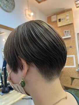 美容室 ガーデン ハンサムショート