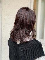 イイナヘアガレージ(117)&nbsp;【117hairgarage】似合わせカットくびれヘア_カシスカラー