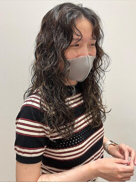 ウクラ バイ レシッド 池袋(uchla by rcid) レイヤーカット似合わせ◎小顔エアリーリッジウェーブパーマ黒髪