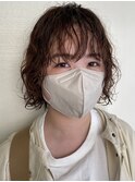 【bob×くるくるパーマ】