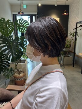 ヘア サロン ルート 幕張(Hair Salon ROUTE) 《大人可愛い》20代30代40代ひし形丸みショート [ROUTE 幕張店]