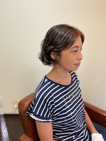 ヘアアンドアイラッシュ ココアンジェ くりえいと宗像店(Coco Ange)&nbsp;ナチュラルカーリーボブ