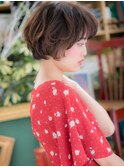 くせ毛風パーマダークアッシュ束感ショートc5北浦和20代30代40代