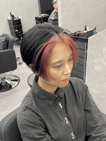 ファイブバイジエクト 堀江(FIVE by The Ect)&nbsp;ピンクカラー　フェイスフレーミング　インナーピンク