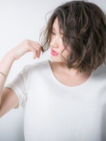 カバーヘア イヴ 戸頭店(COVER HAIR EVE)&nbsp;外国人風アシンメトリーゆるふわボブパーマv戸頭20代30代40代