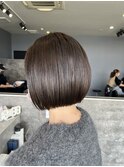 ミニボブ ×  ショコラベージュ