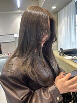 リリー(Lilley)&nbsp;【lilley 稲永麻衣】レイヤーカット+天神韓国ヘア