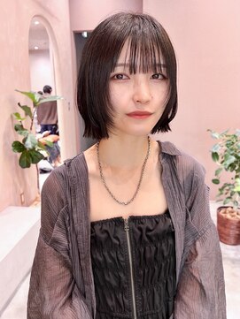 ガーデンヨコハマエスト(GARDEN YOKOHAMA est) 前髪　こなれミディ　イメチェン　レイヤーボブ
