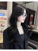 キーン 吉祥寺店(keen)&nbsp;#NANAKO グロスブラック×レイヤーカット