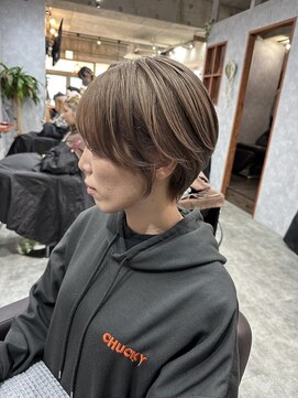 シールドヘアー 沖縄 新都心(C'LD Hair) ハイトーンショート/ブリーチショート/小顔ショート/ショート