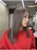 レイヤーカット/ブラウン/韓国ヘアー/ブリーチ/恵比寿/