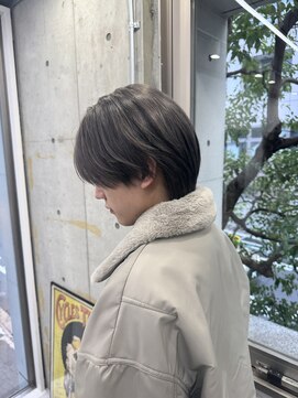 ディジョン(Dijon) 韓国顔まわりレイヤーカットグレージュオリーブベージュブラウン