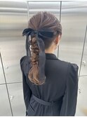 【韓国】ヘアセット×ミルクティーブラウン